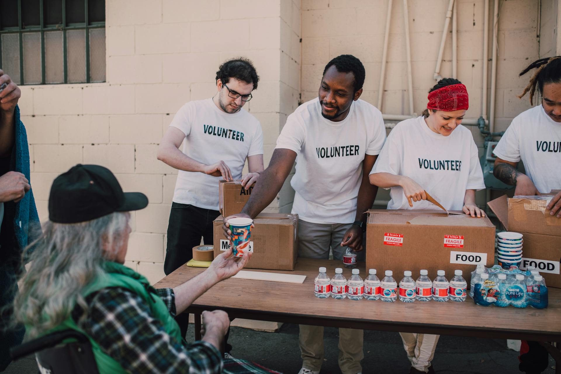 Bridge of Giving. A Gift to The Giver and The Recipient